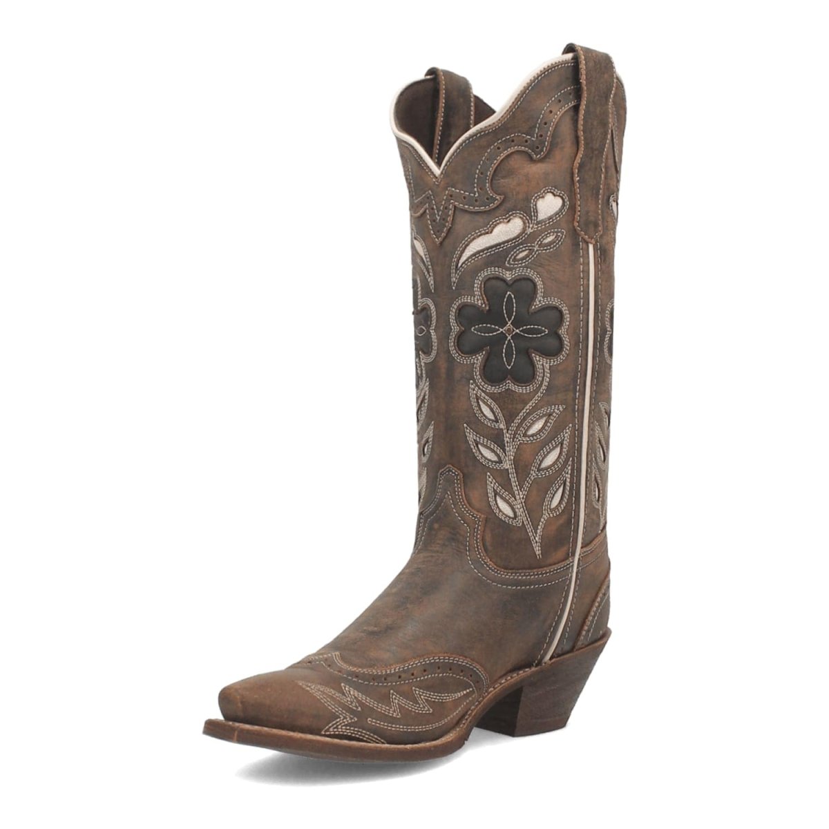 Laredo Women's Zury Snip Toe Leather Boots - Brown 54268