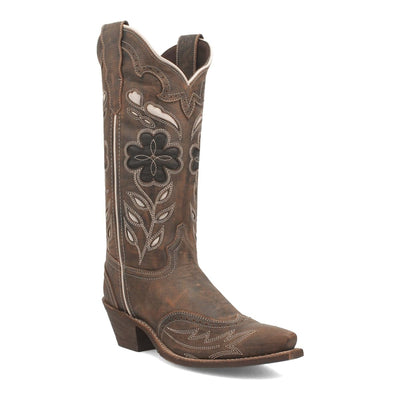 Laredo Women's Zury Snip Toe Leather Boots - Brown 54268