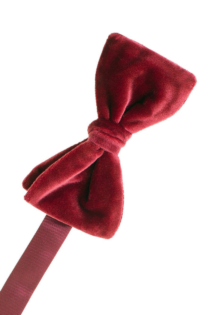 Luxor Apple Velvet Bow Tie by Larr Brio