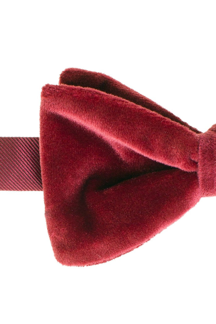 Luxor Apple Velvet Bow Tie by Larr Brio