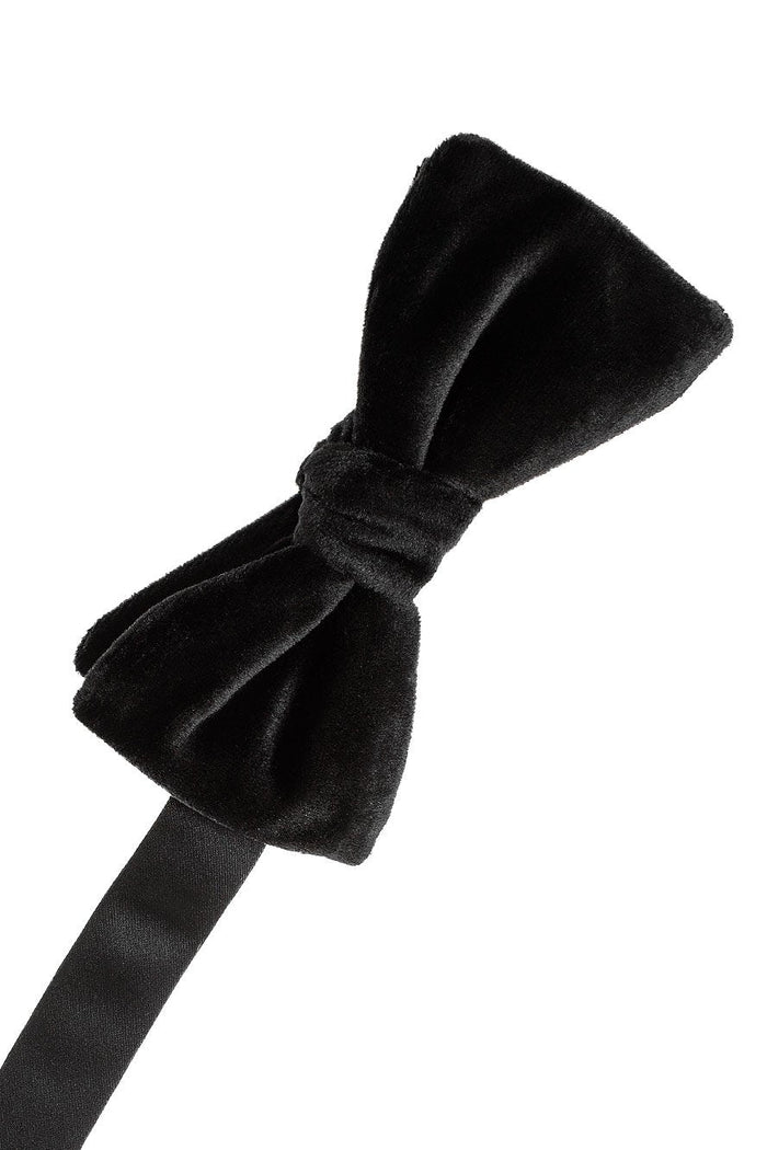 Luxor Black Velvet Bow Tie by Larr Brio