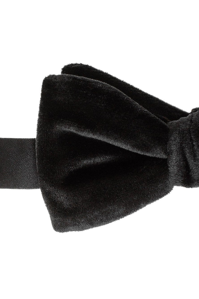 Luxor Black Velvet Bow Tie by Larr Brio