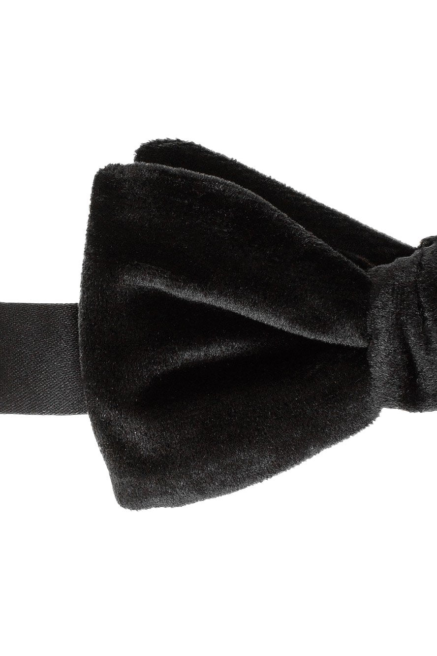 Luxor Black Velvet Bow Tie by Larr Brio
