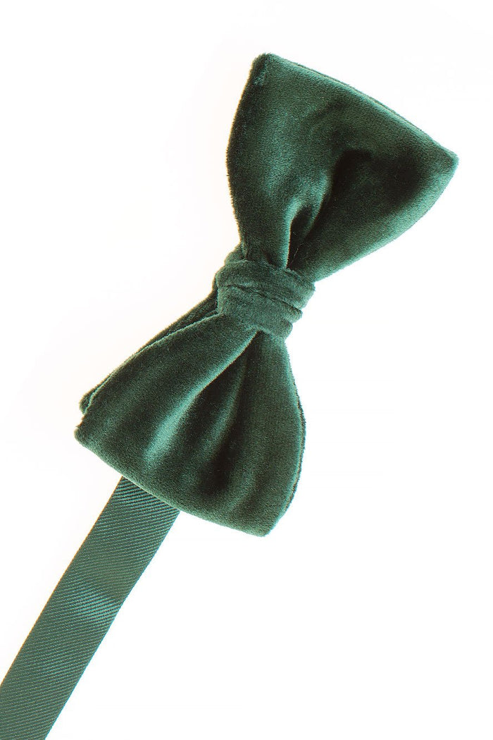 Luxor Evergreen Velvet Bow Tie by Larr Brio