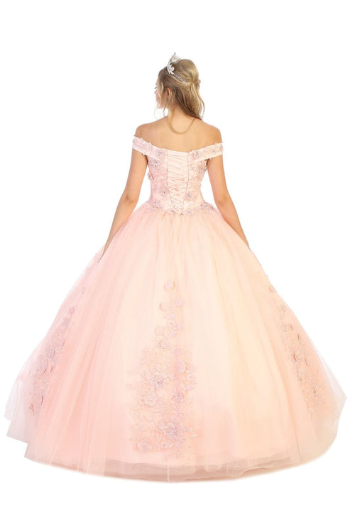 Off The Shoulder Ball Gown