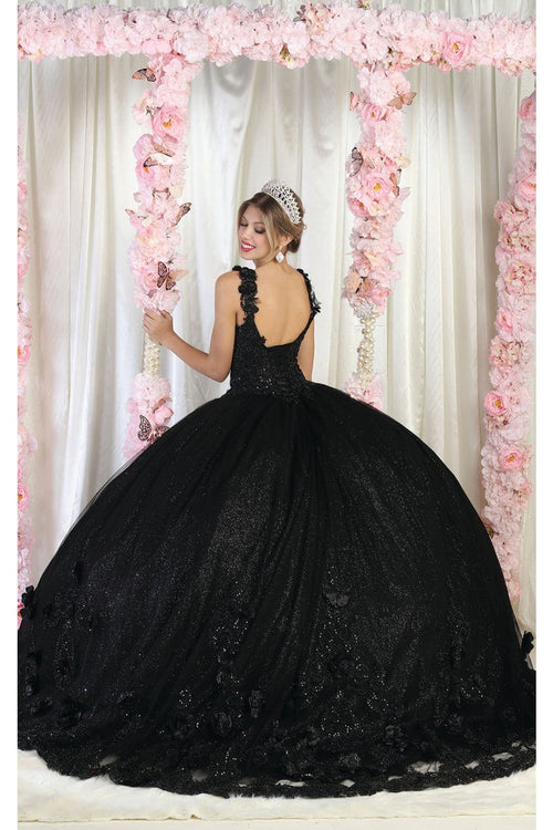 Sweet 16 Birthday Party Dress in Black Style LK180 Ball Gown
