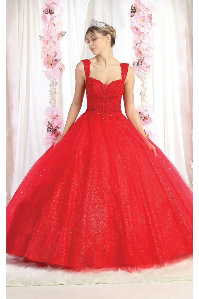 Layla K LK194 Sleeveless Embroidered Quince Ball Gown