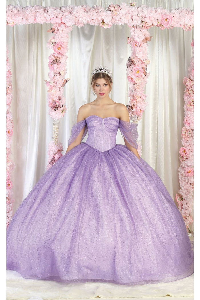 Layla K LK209 Glitter Corset Bone Quinceanera Dress
