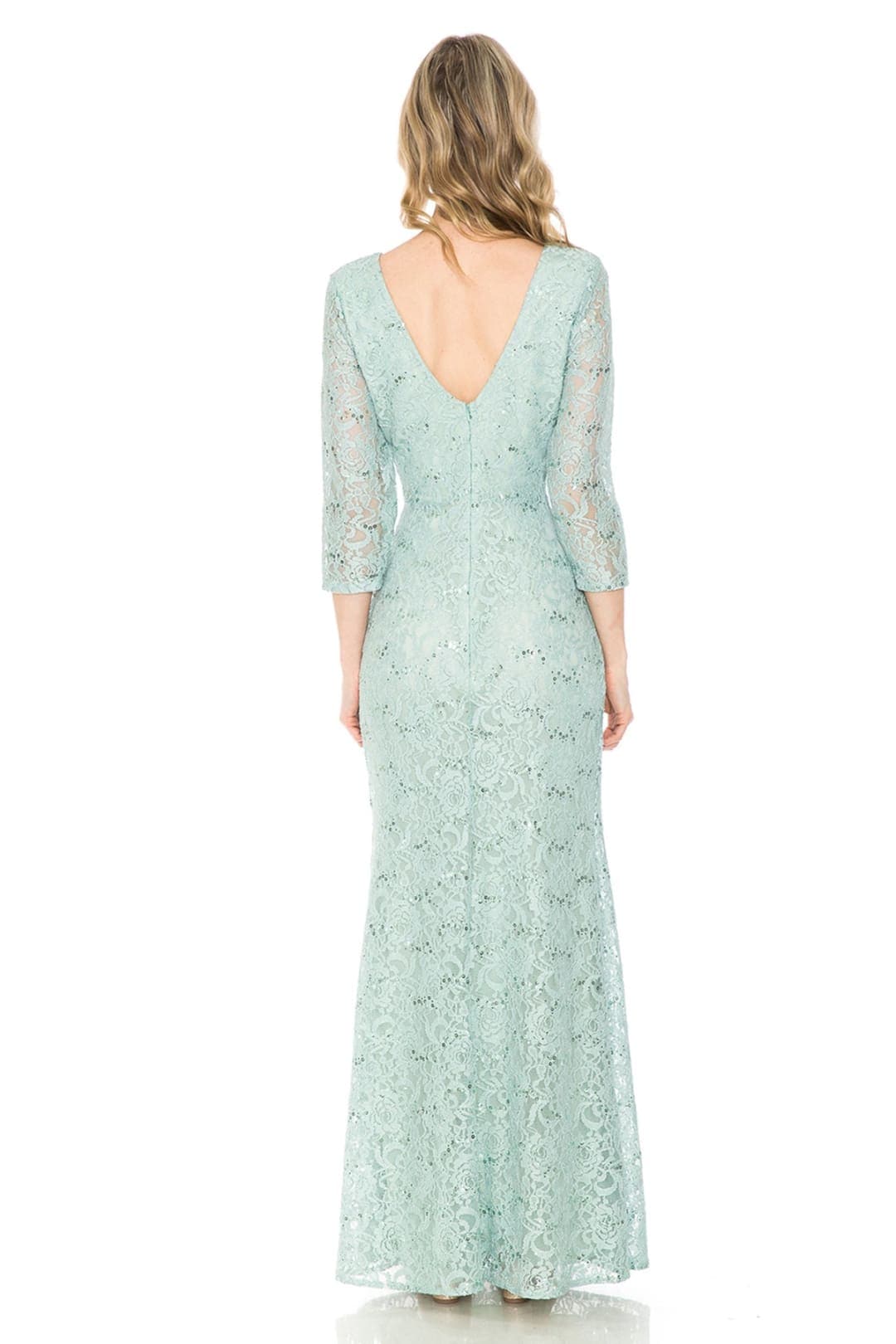 Lenovia 5239 Modest Lace 3/4 Sleeve Mother of the Bride Formal Gown-New Collection
