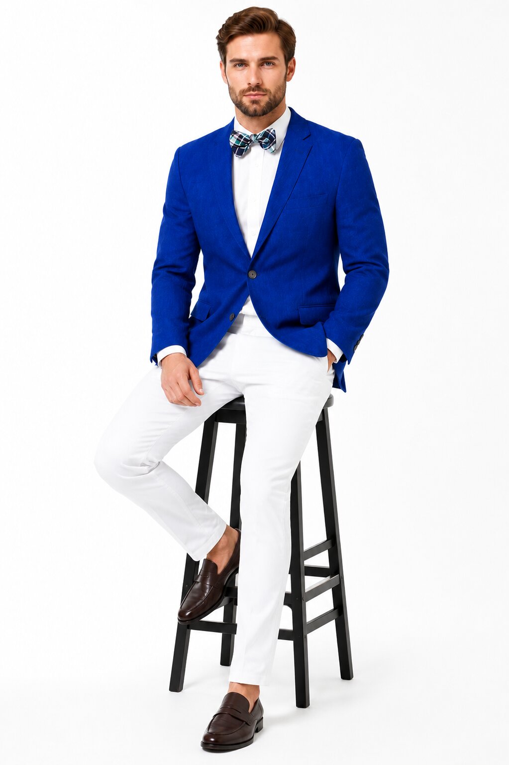 Mens Linen Blazer - Navy Linen Sport Coat - Summer Blazer mensusain