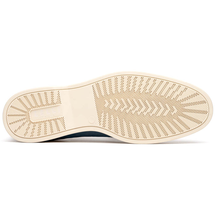 Zelli Livorno Sueded Italian Goatskin Slip-On Loafer in Navy