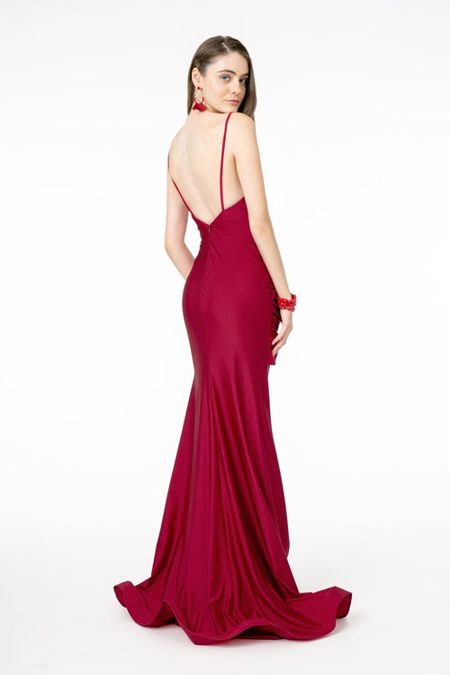 Long Bodycon Dress - Mermaid Evening Gown by Elizabeth KGL1815