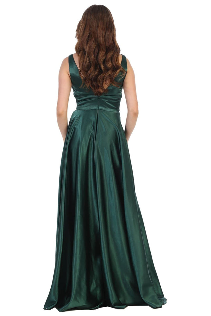 May Queen MQ1723 Long Bridesmaids Dress Maxi Sleeveless Wedding Guest Gown
