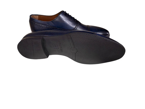 P0005228 -Lord -Cap toe Perforated -Navy