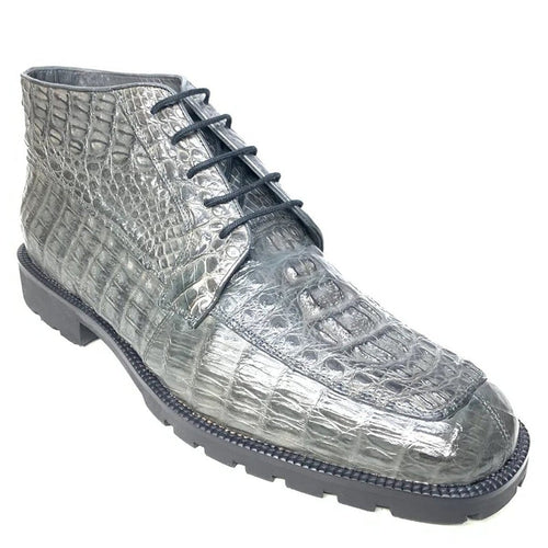 Men's Original Exotic Caiman Hornback Skin Shoes LAB-ZA20602