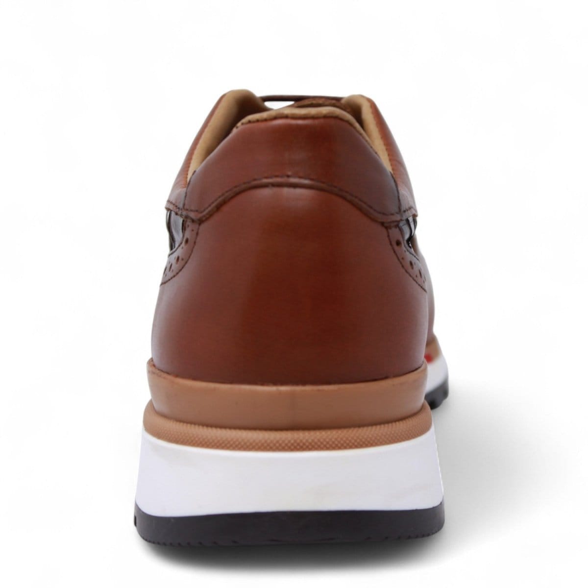Men's Genuine Caiman Belly Skin and Leather Tennis Casual Shoes Faded Brown Color - Los Altos Boots