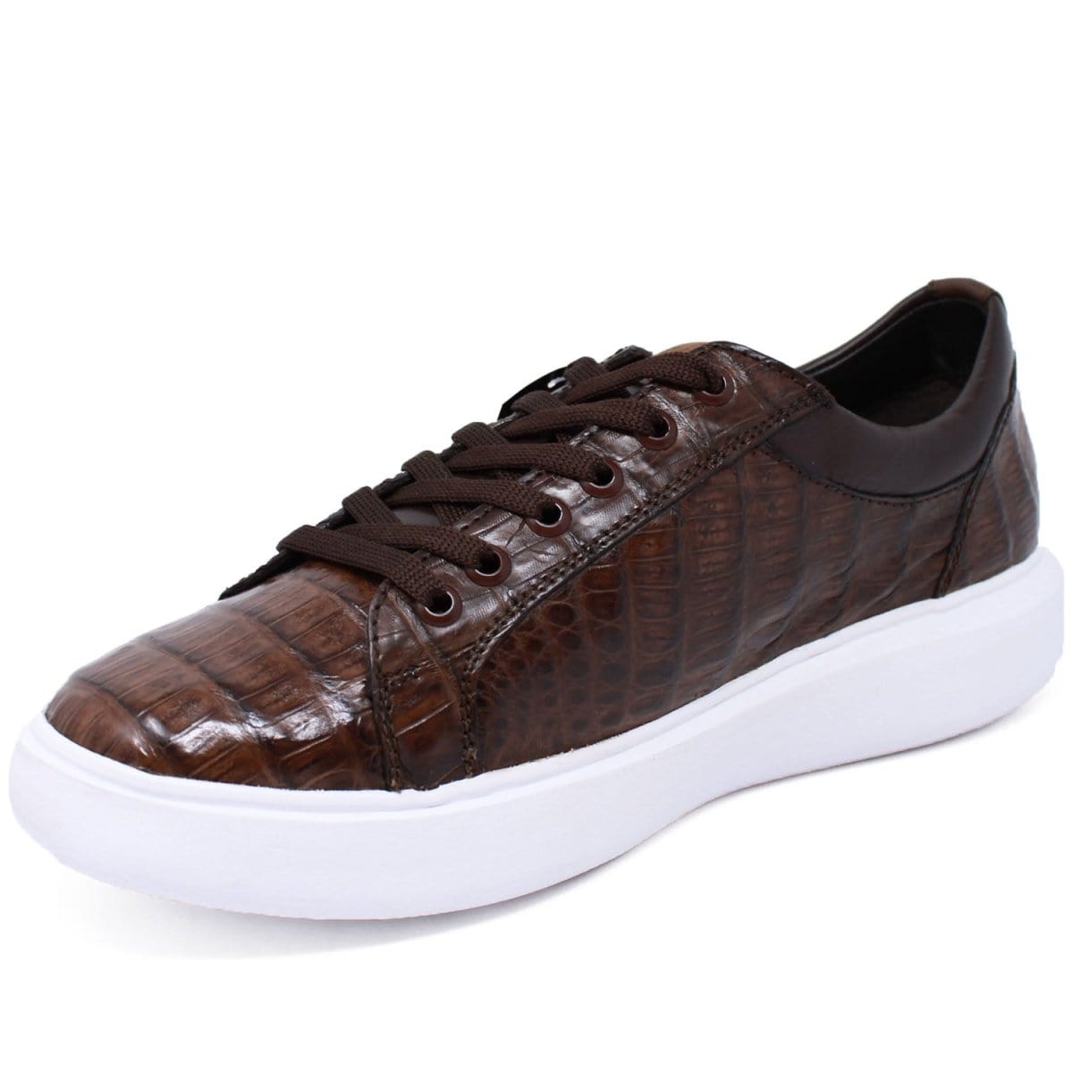 Men's Genuine Caiman Belly Skin Sneaker Casual Shoes - Los Altos Boots