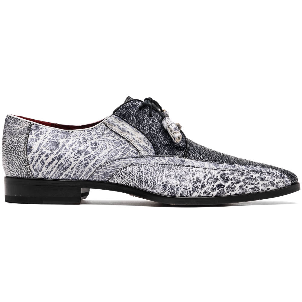 Marco Di Milano Lucca Ostrich & Stingray Shoes Newspaper