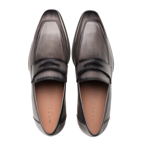 Mezlan Avenue Penny Loafer - Luxury Leather Rubber Sole