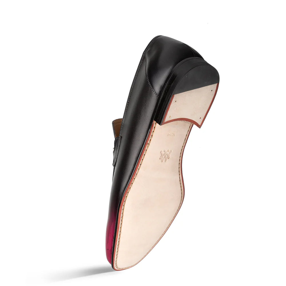 Mezlan Brunello Two-Tone Bit Loafer Red / Black (21100)