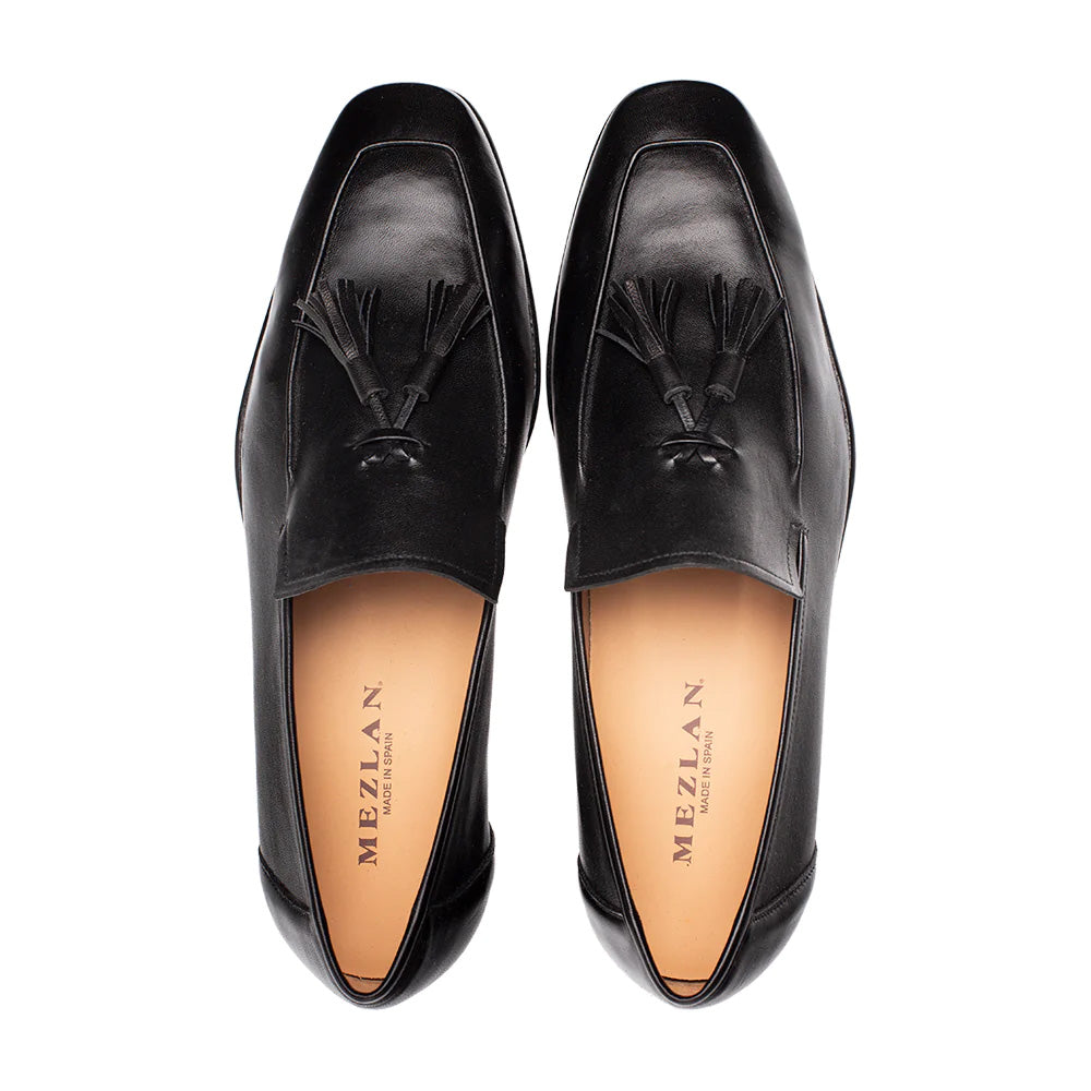 Mezlan Javea Tassel Loafer Black (21146)