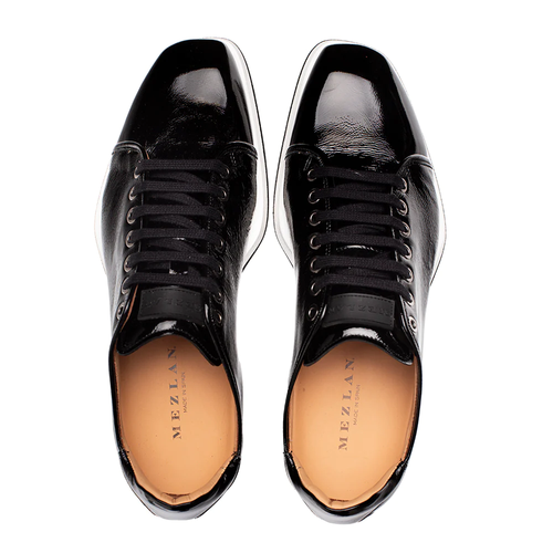 Mezlan Cartuja Shine-Calf Sneakers Black (21153)