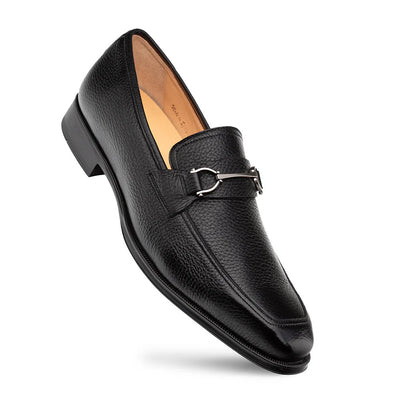 Mezlan Deerskin Ornament Loafer Black (E21253)