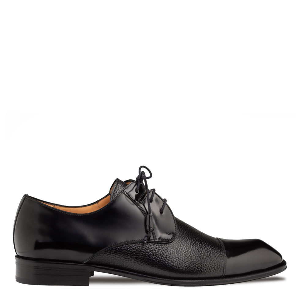 Mezlan Capello Hi-Shine Calf Derby - Luxury Men's Dress Shoe – SuitUSA