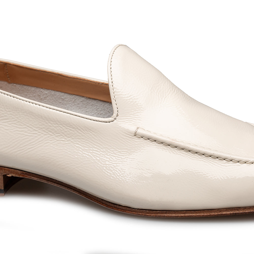 Mezlan Hi-Shine Apron Loafer - Luxury Italian Leather Slip-On