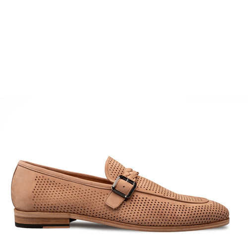 Mezlan Perforated Nubuck Mocassin - Luxury Driving Shoe