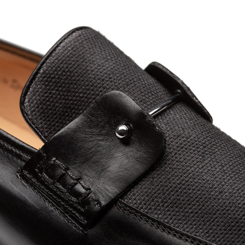 Saona Calf/Linen Slip On