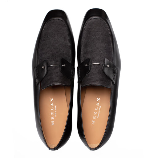 Saona Calf/Linen Slip On