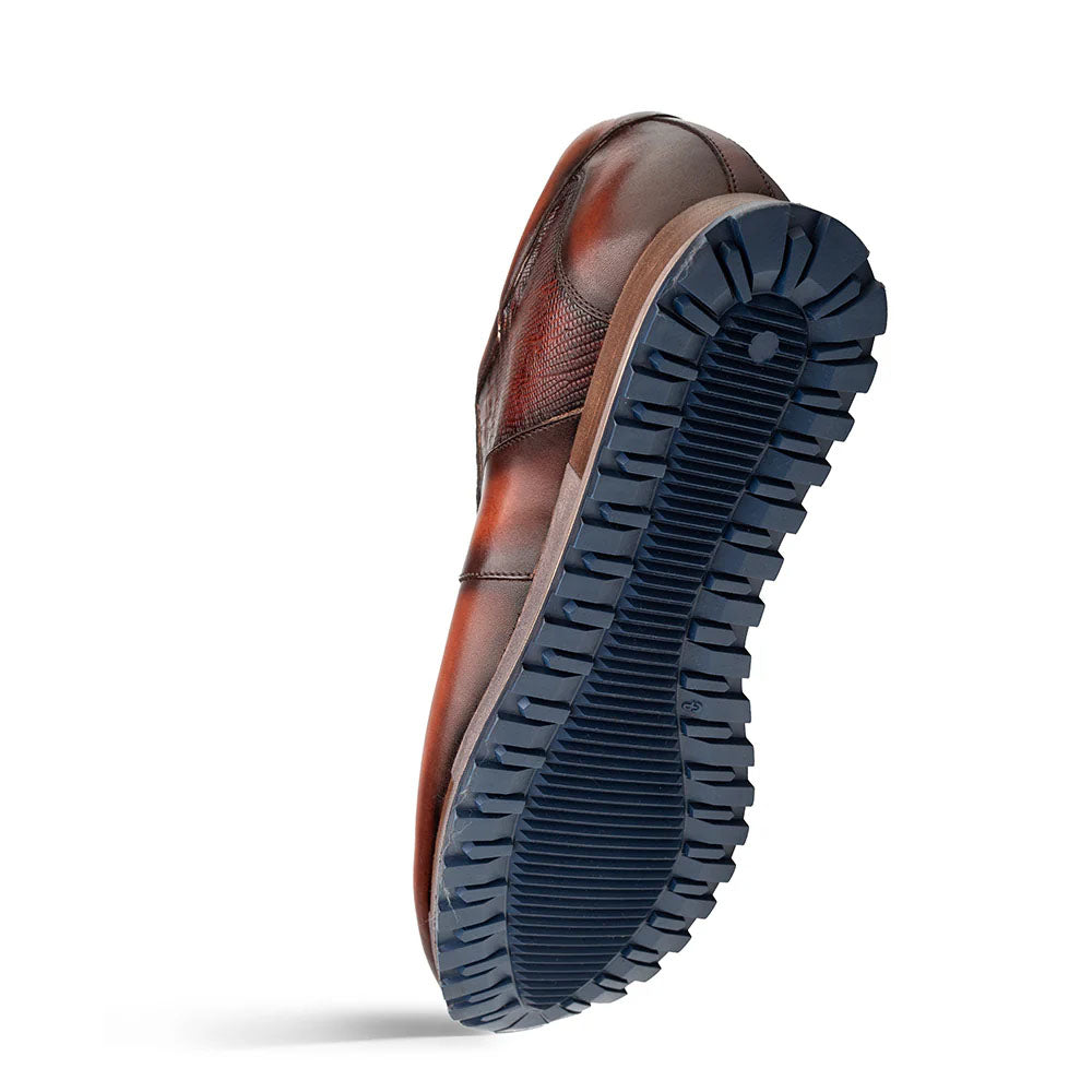 Mezlan Greenwich Calf / Lizard Sneaker Tan (50188-L)