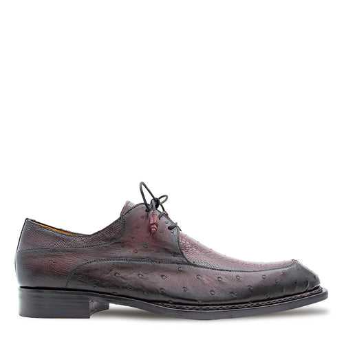 Mezlan Ostrich Split Toe Derby | Luxury Leather Dress Shoe