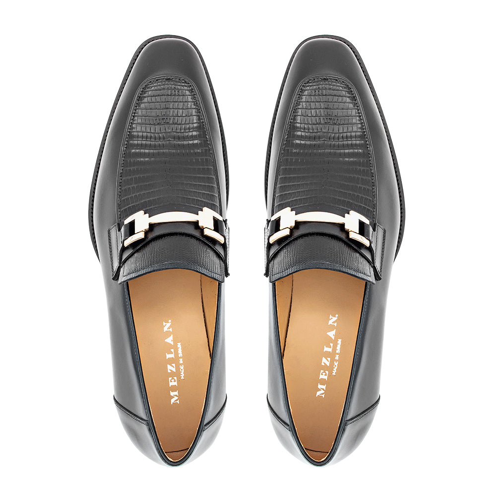 Mezlan Lizard Calf Ornament Slip-On - Luxury Men's Loafer