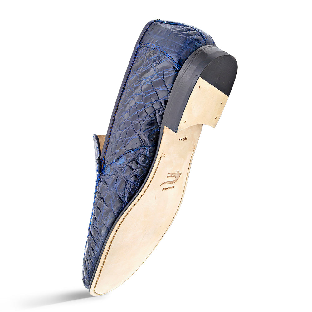 Mezlan Crocodile Moccasin - Luxury Exotic Leather Loafer
