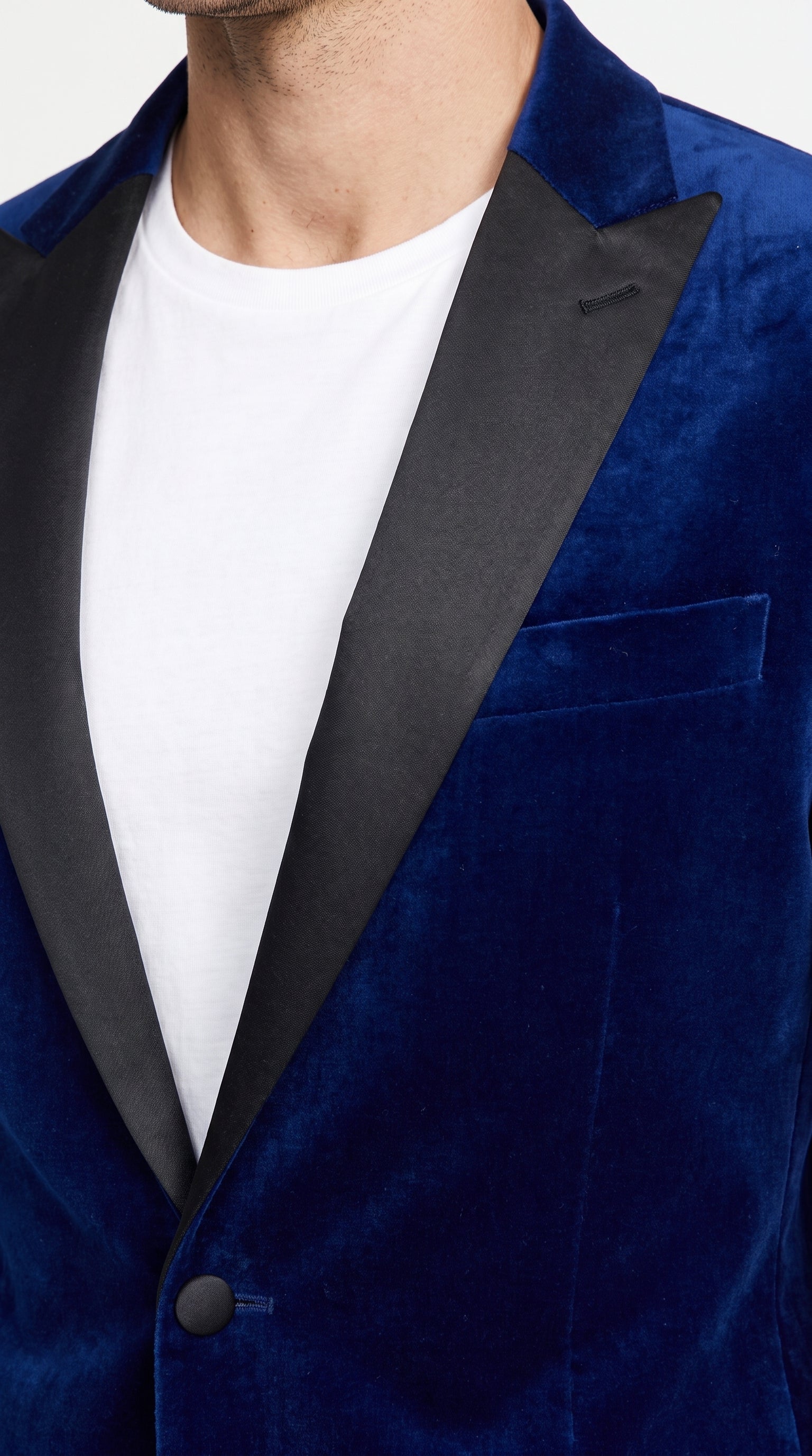 Men’s Dark Royal Blue Velvet Tuxedo Dinner Jacket, Designer Formal Wedding Prom Blazer