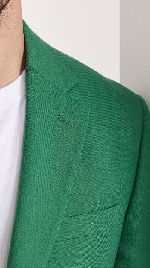 Men’s Kelly Green Blazer, Classic Sport Coat for Weddings Prom Parties and Special Events