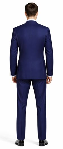 Tiglio 2-Button Slim or Modern Fit in 3-Blue Navy Fabrics by Usamensoutlet