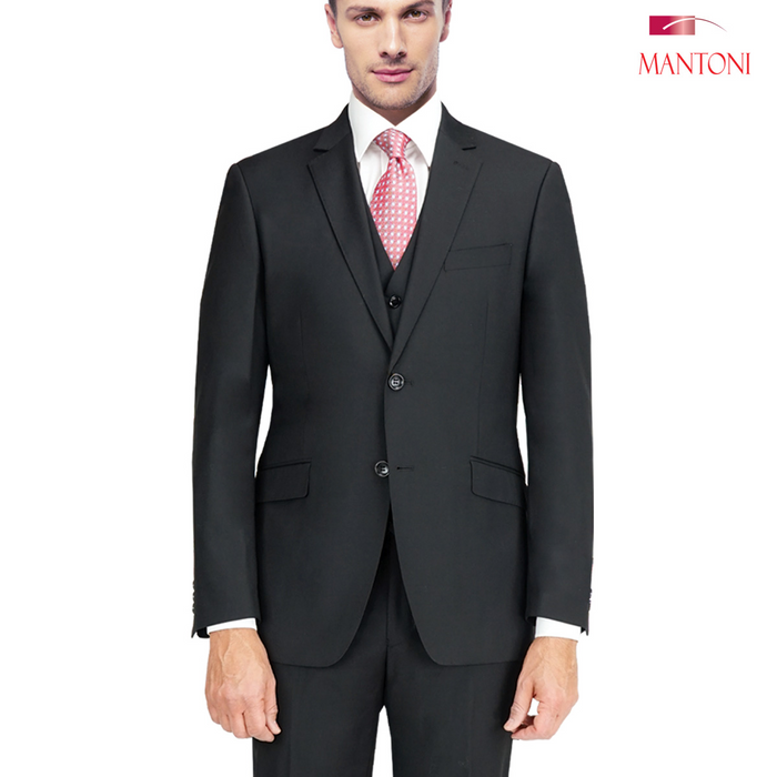 Tiglio Charcoal Two-button Wool Suit by Usamensoutlet
