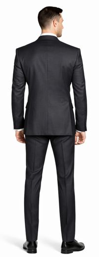 Mantoni Charcoal Two-button Wool Suit