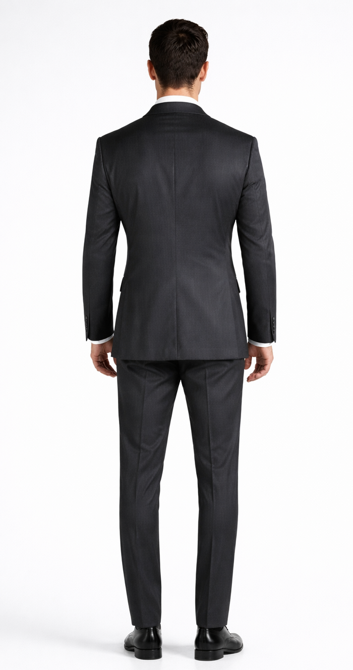 Tiglio Double-Breast Black, Grey, or Navy Wool Suit by Usamensoutlet
