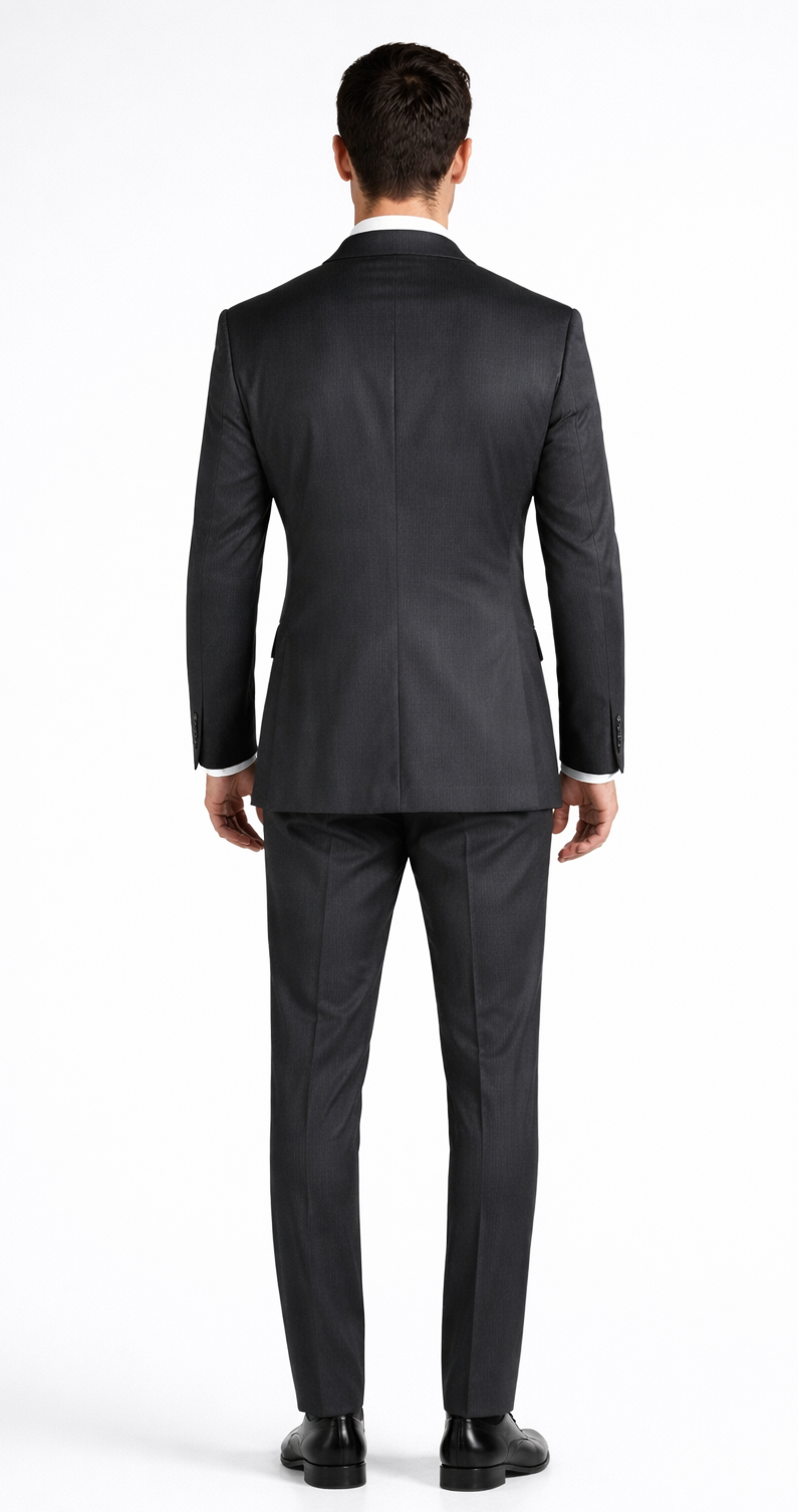 Tiglio Double-Breast Black, Grey, or Navy Wool Suit by Usamensoutlet
