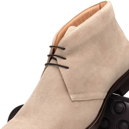 Zelli Marco Italian Suede Chukka Boots in Sand | Luxury Comfort