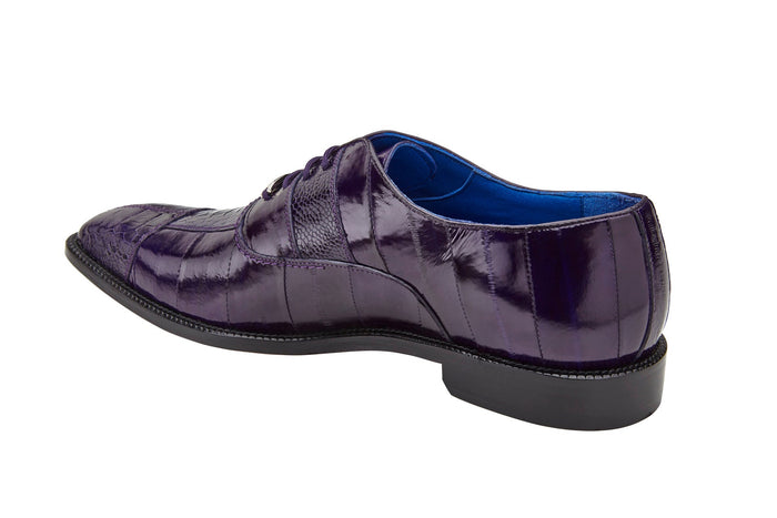 Belvedere Mare - Purple Genuine Crocodile Oxford