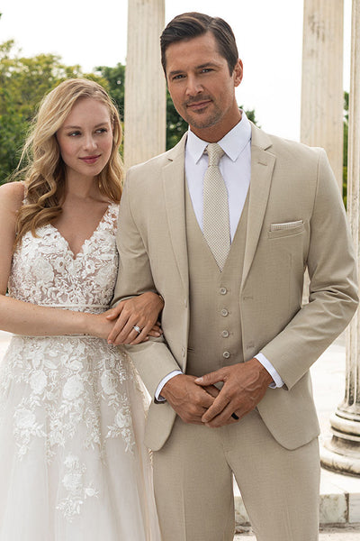 Metro Tan Suit Jacket (Separates) by Mark of Distinction