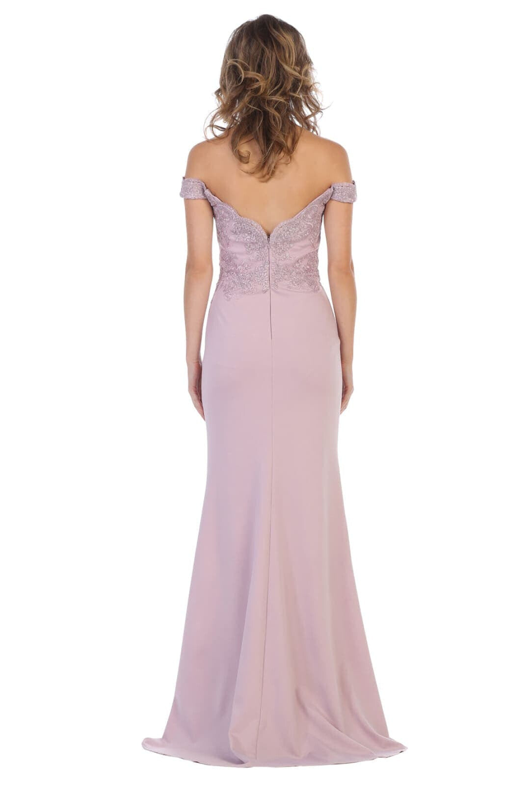 Elegant Form Fitting Evening Dress | Off The Shoulder Formal Gown