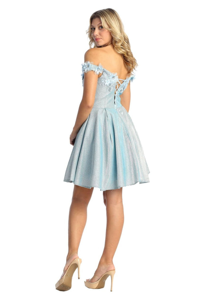 Off The Shoulder Homecoming Dress