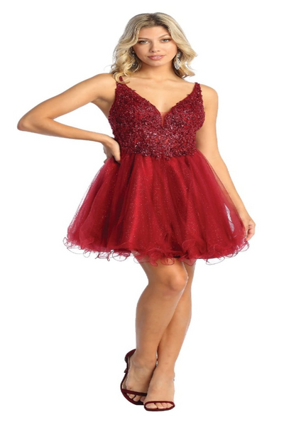Dama Dresses for Quinceanera in Burgundy Style MQ1913 Quince Outfit