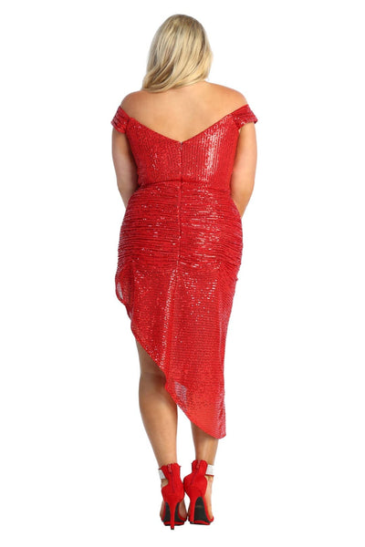 Dama Dresses for Quinceanera in Red Style MQ1914 Quince Outfit